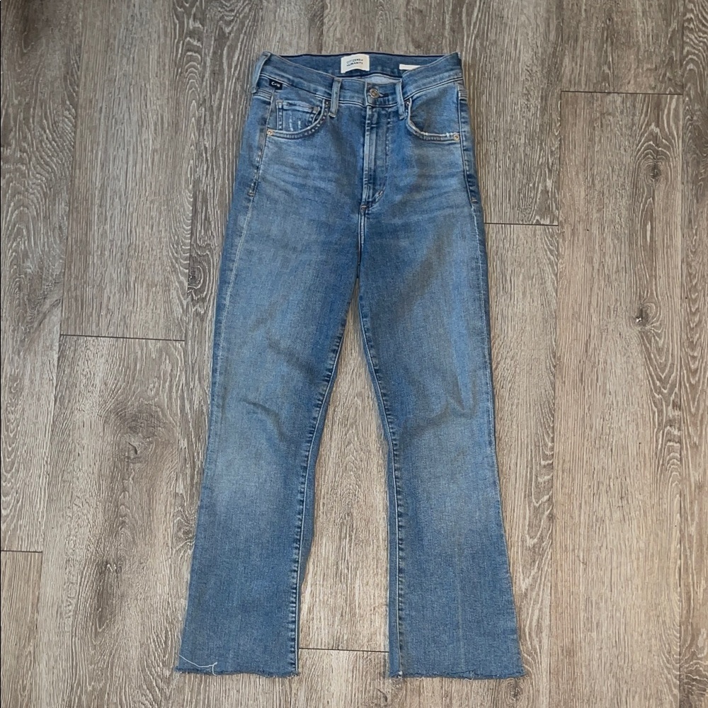 Citizens Of Humanity Light Blue Flare Jeans lilah pants size 24 denim